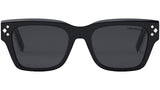 CD Diamond S2I Black Geometric Sunglasses