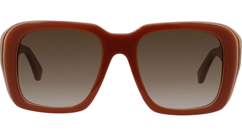 Signature Orange Square Sunglasses