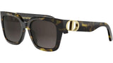 30Montaigne S8U Shiny Havana Squared Sunglasses
