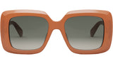 CELINE 3 Dots Milky Rust Square Sunglasses