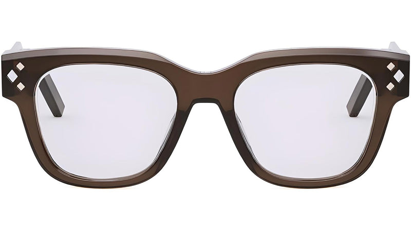 CD DiamondO S4I Brown Geometric Eyeglasses