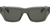 3 Dots HD Green Geometric Sunglasses