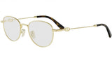 Petit CDO R2U Gold Round Eyeglasses
