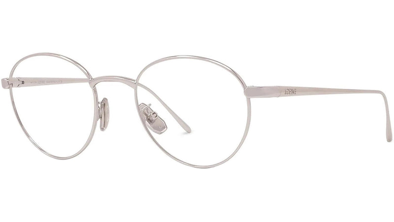 Slim Silver Round Sunglasses