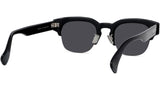 Boke Flower Black Geometric Sunglasses