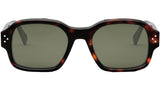 CELINE 3 Dots Dark Havana Geometric Sunglasses