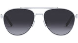 CD Link R1U Silver Pilot Sunglasses