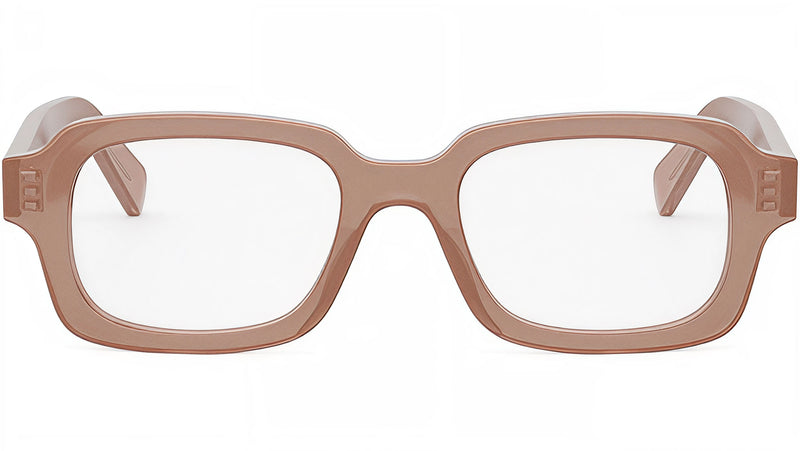 3 Dots Brown Geometric Eyeglasses