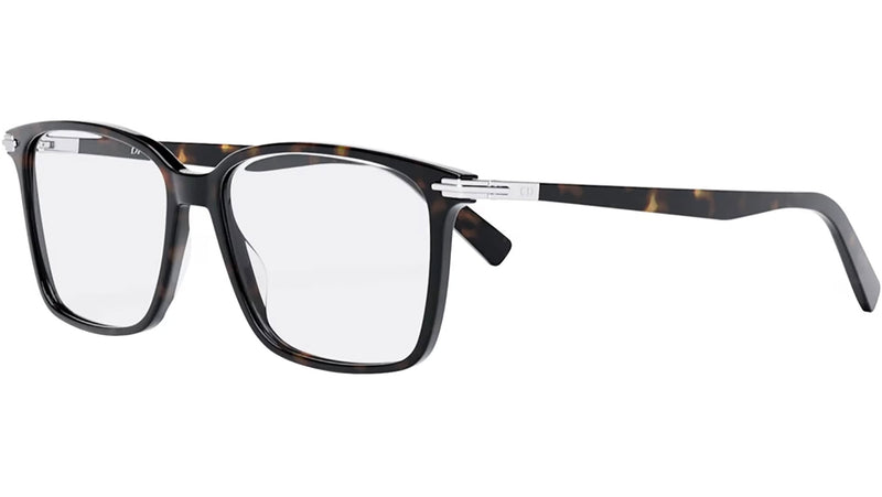 DiorBlackSuitO 14I Havana Geometric Eyeglasses