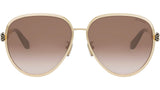 Serpenti Forever Gold Pilot Sunglasses