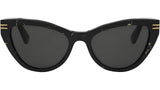 B.zero1 Shiny Black Cat Eye Sunglasses