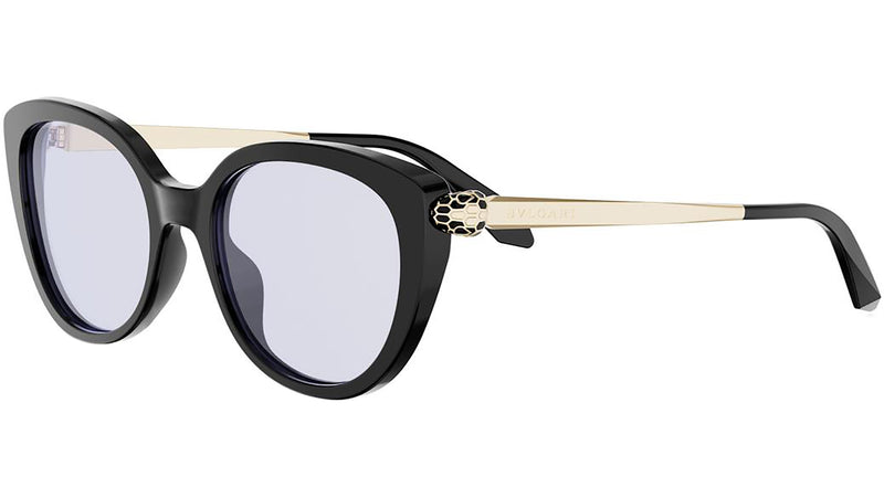 Serpenti Forever Black Square Eyeglasses