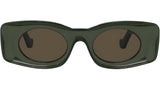 Signature Khaki Oval Sunglasses