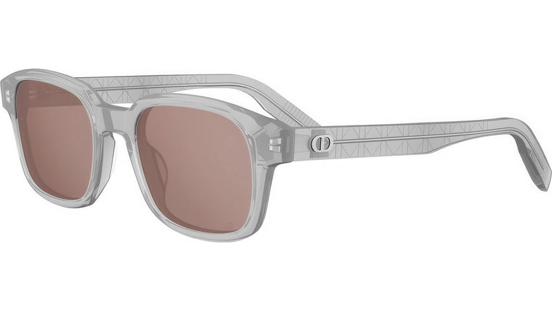 CD Icon S4I Transparent Grey Squared Sunglasses