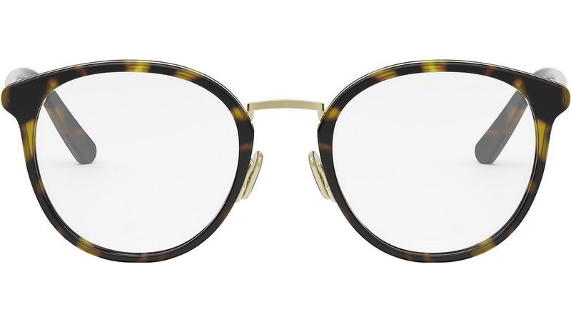 Mini CD O R7F Shiny Havana Round Eyeglasses