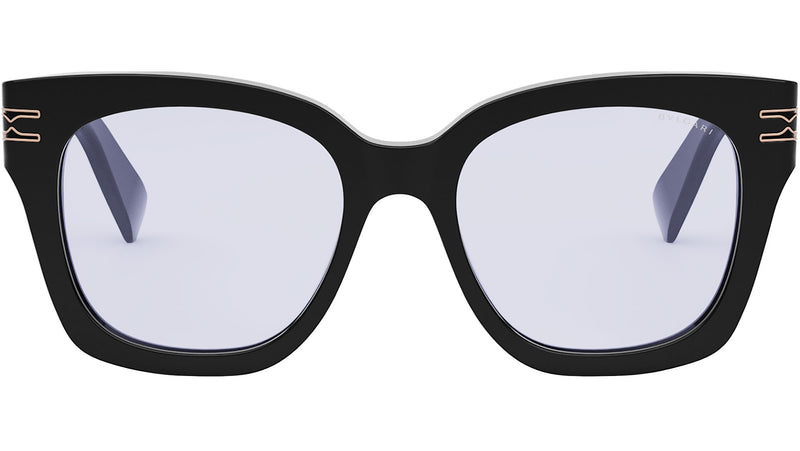 B.zero1 Black Geometric Eyeglasses