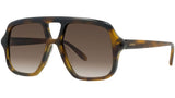Slim Tortoise Pilot Sunglasses