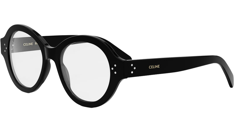 3 Dots HD Black Geometric Eyeglasses