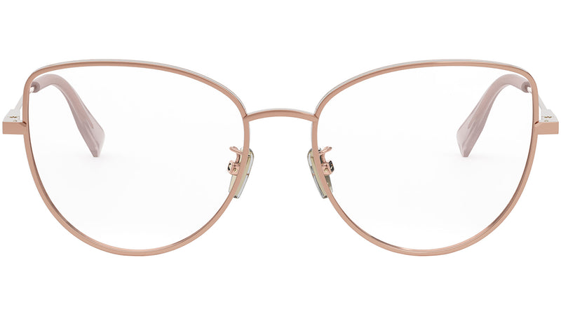 B.zero1 Rose Geometric Eyeglasses