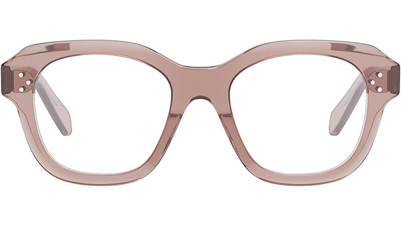 CELINE 3 Dots Caramel Geometric Eyeglasses