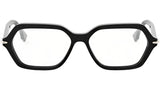 FF Diamonds Black Geometric Eyeglasses