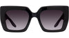 Wailua Black Square Sunglasses - 52-22-145