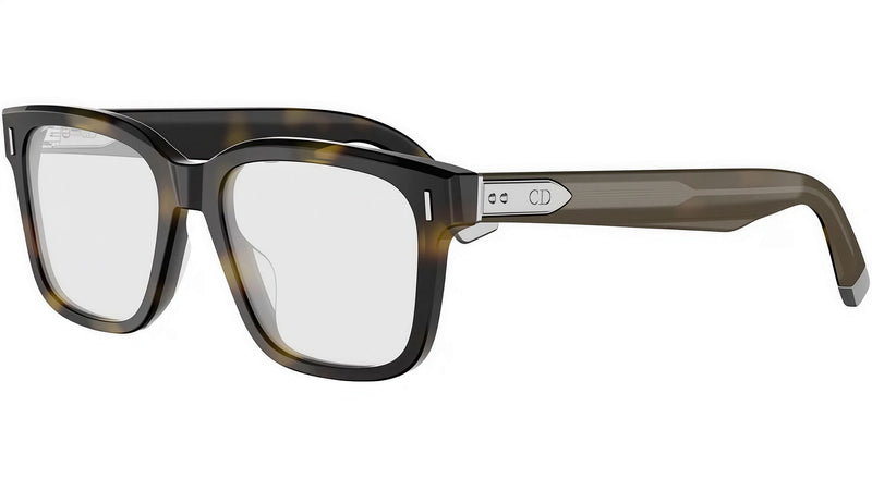DiorTailoringO S1I Havana Squared Eyeglasses