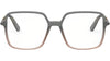 Mini CD O S2I Grey Geometric Eyeglasses - 54-16-140