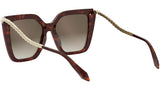 Serpenti Havana Butterfly Sunglasses
