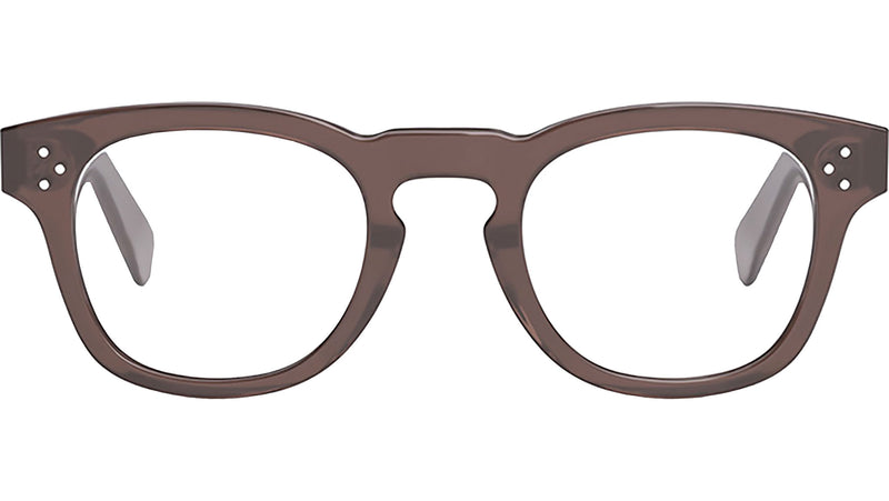 CELINE 3 Dots Taupe Square Eyeglasses