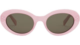 CELINE 3 Dots Opaline Pink Round Sunglasses