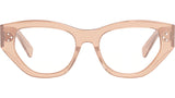 CELINE 3 Dots Pink Cat Eye Eyeglasses