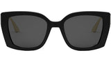 30Montaigne 13I Shiny Black Butterfly Sunglasses