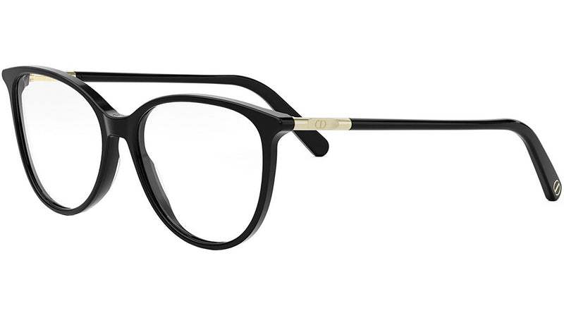 Mini CD O B7I Shiny Black Butterfly Eyeglasses