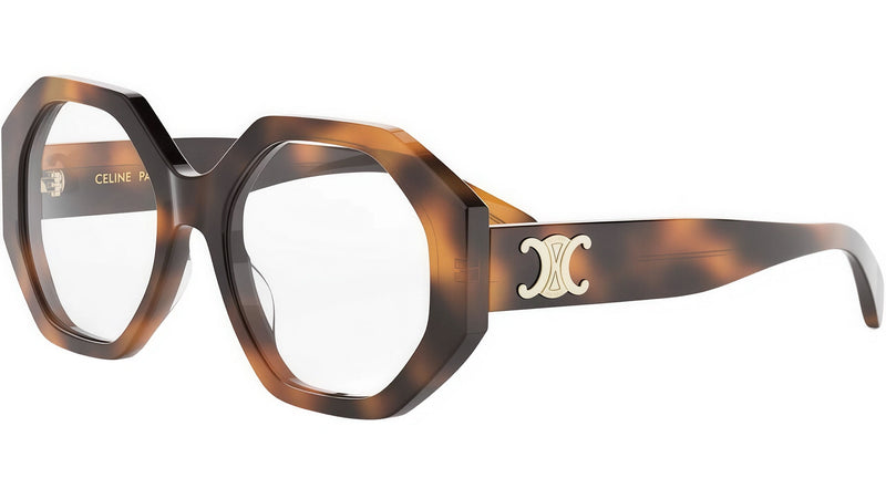 Triomphe Tortoise Geometric Eyeglasses