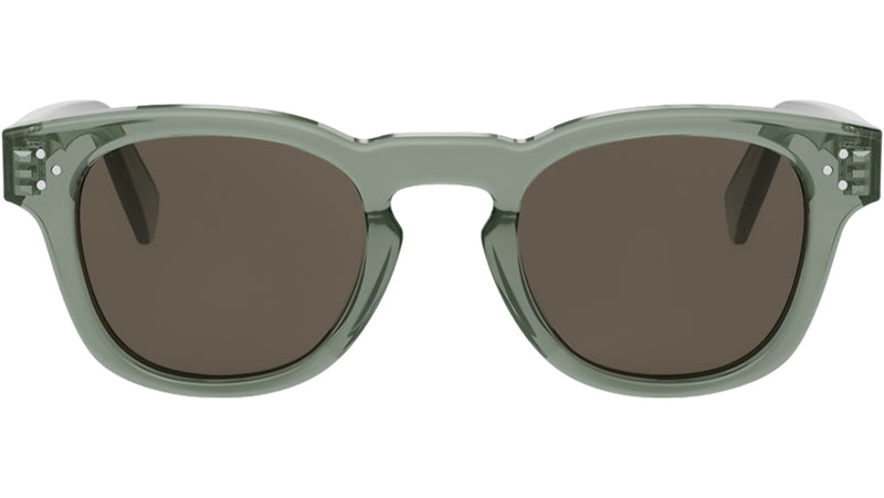 3 Dots Green Square Sunglasses