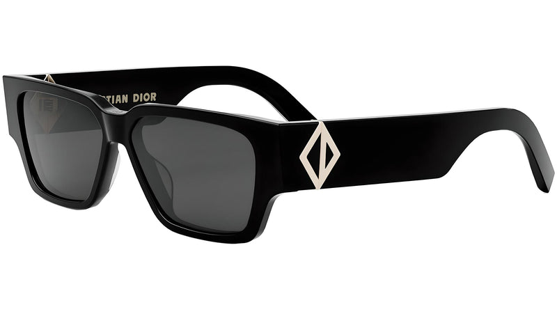 CD Diamond S5I Black Geometric Sunglasses
