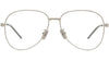 GV Speed Silver Pilot Eyeglasses - 56-14-145