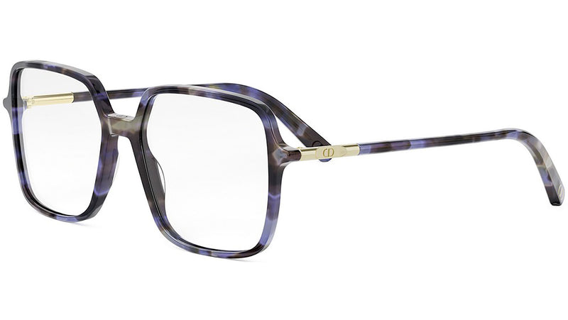 Mini CD O S2I Havana Purple Geometric Eyeglasses