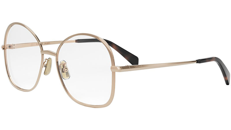 Metal Gold Geometric Eyeglasses
