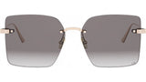 CDior S3U Rose Gold Squared Sunglasses