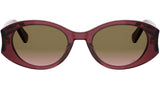 DiorGlow B3I Purple Oval Sunglasses
