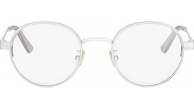 DiorCannageO R1U Silver Round Eyeglasses