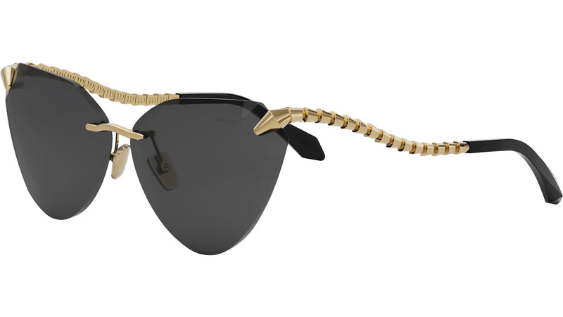 Serpenti Light Gold Cat Eye Sunglasses