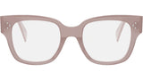 3 Dots HD Pink Square Eyeglasses