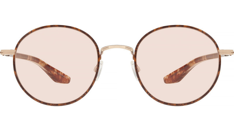 Caster Gold Round Sunglasses