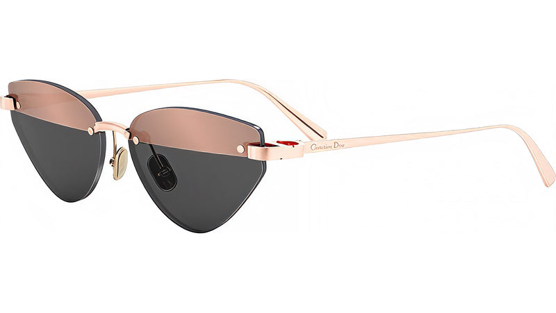 CDior B5U Rose Gold Geometric Sunglasses