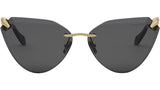 Serpenti Gold Cat Eye Sunglasses