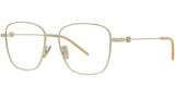 GV Speed Gold Geometric Eyeglasses