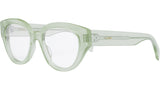 3 Dots  Green Round Eyeglasses